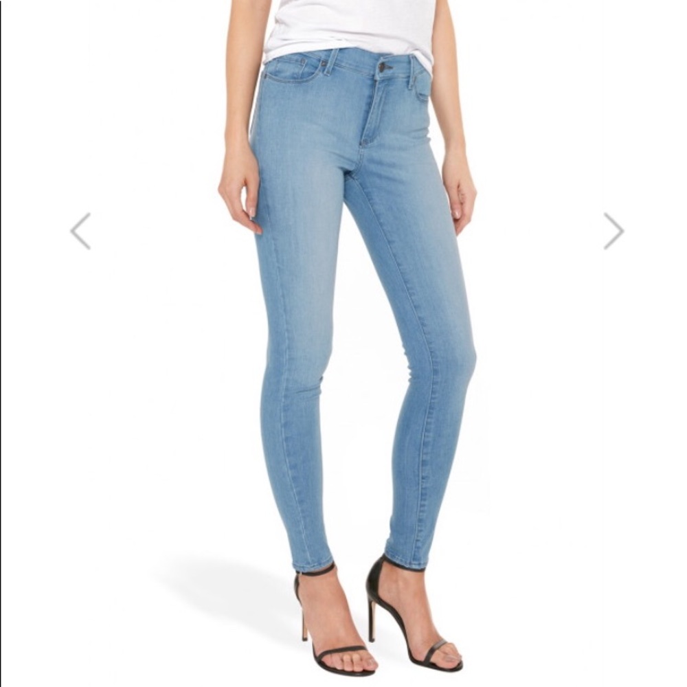 Mott & Bow High Rise Skinny Jeans (Carmine)